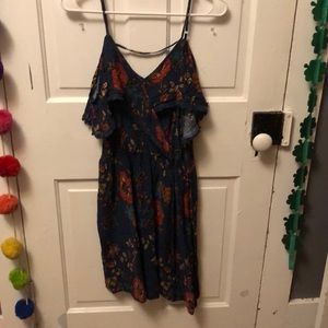 Floral dress.